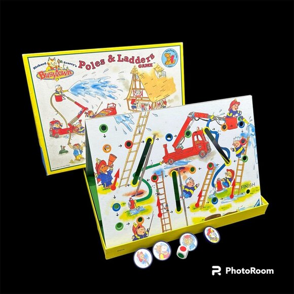 Ravensburger Other - Vintage Richard Scarrys Busytown Poles and Ladders Game Ravensburger 1999 Y2K